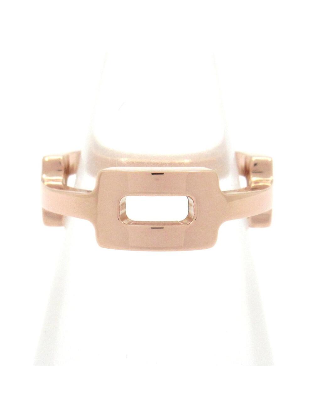 Hermes 18K Rose Gold 0****** None Ring #279483H18B